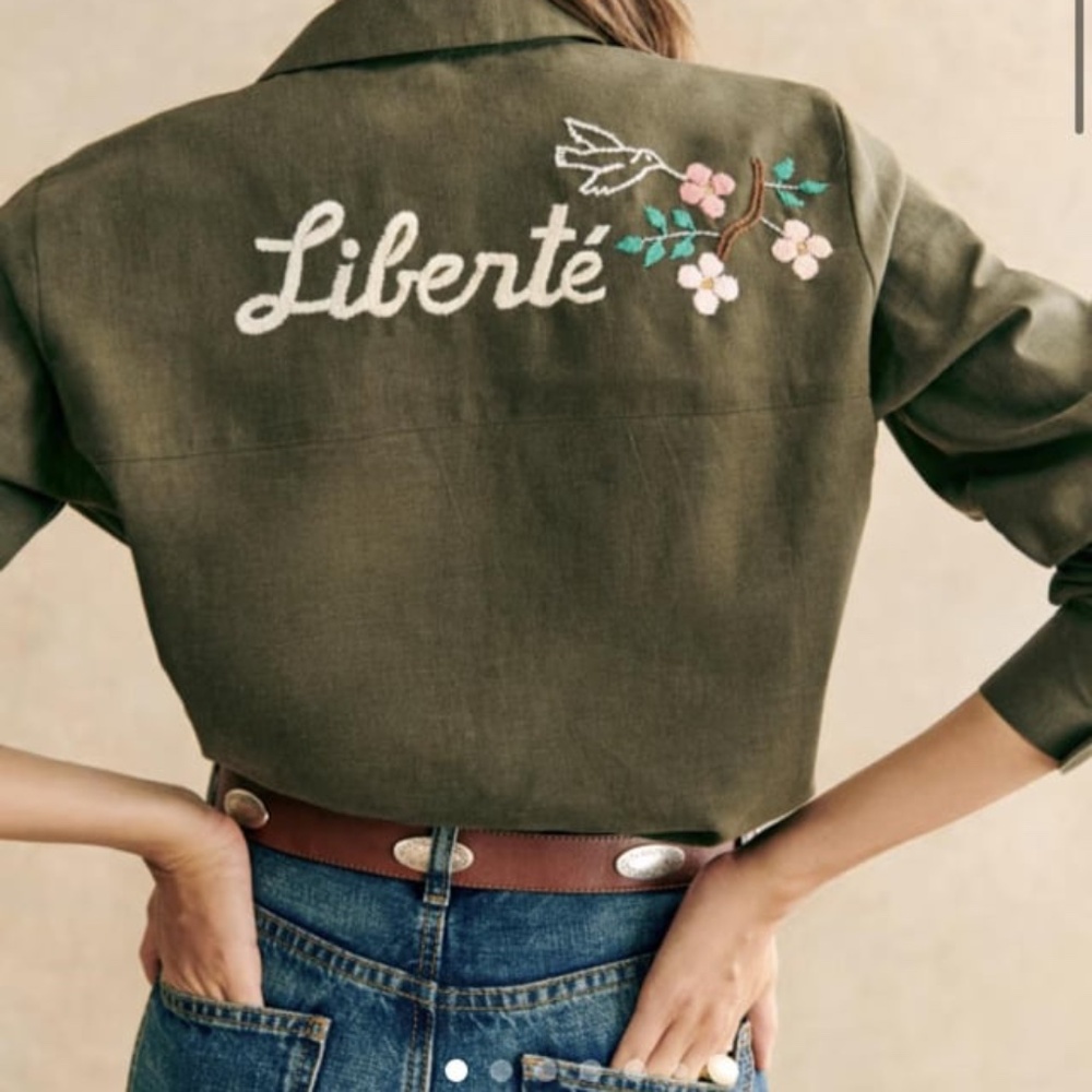 Tomboy Shirt - Sézane x CSAO LIBERTE NWT 12